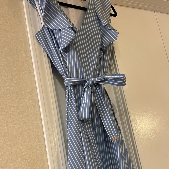 Tommy Hilfiger Blue Pin Striped Dress. - Picture 5 of 16